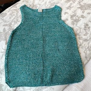 Cupio sleeveless sweater. Size large. Worn once. Excellent condition.